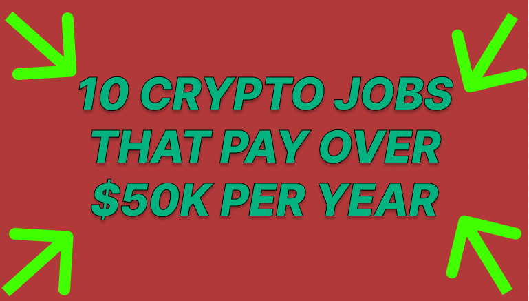 Cryptocurrency job with high pay