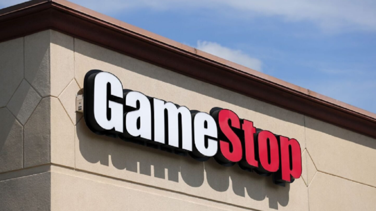 GameStop sign on office building