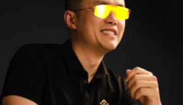 CZ Binance in a focused pose